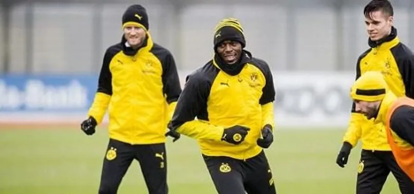 Usain Bolt Dortmund antremanında!