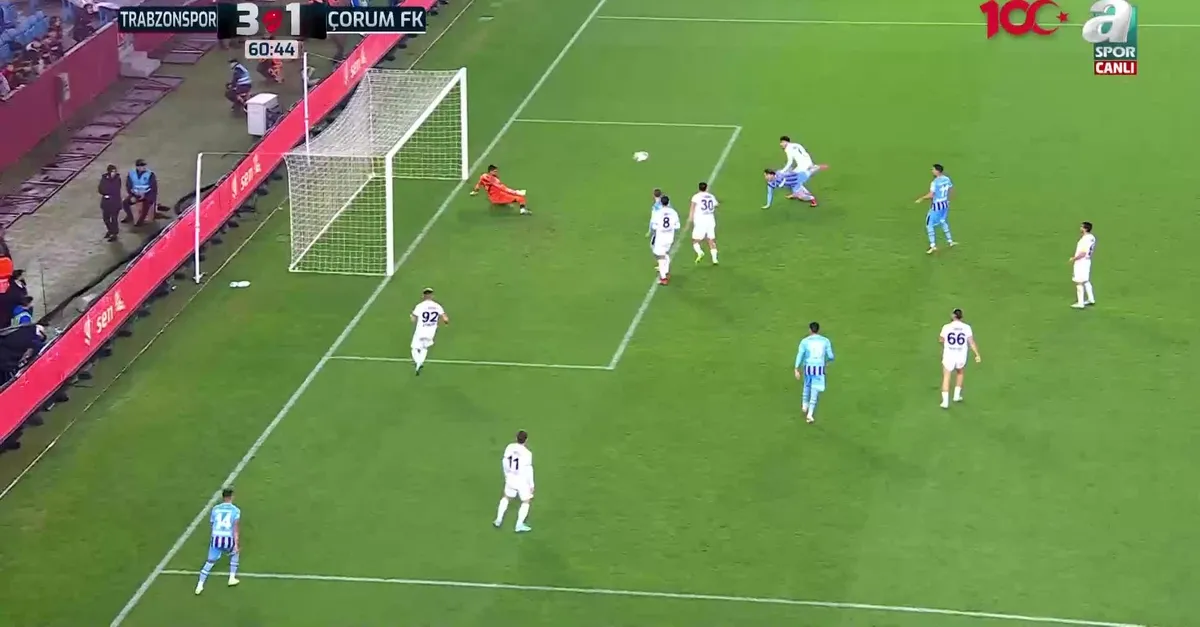 GOL | Trabzonspor 3-1 Ahlatcı Çorum FK