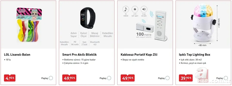 BİM'den plaj ürünleri sürprizi! 12 Haziran 2020 BİM aktüel ürünler kataloğunda neler var? 9