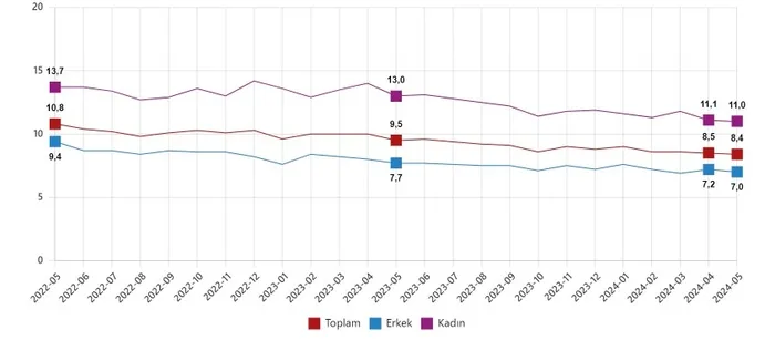 Son dakika | TÜİK işsizlik rakamlarını açıkladı! İstihdamda artışa devam | İş gücüne katılım tarihi zirvede - 1