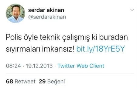 Elazığ depremi ile ilgili iftira atan provokatör Serdar Akınan’ın FETÖ ile ilişkisi