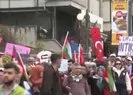 Üsküdar’da Gazze’ye destek yürüyüşü