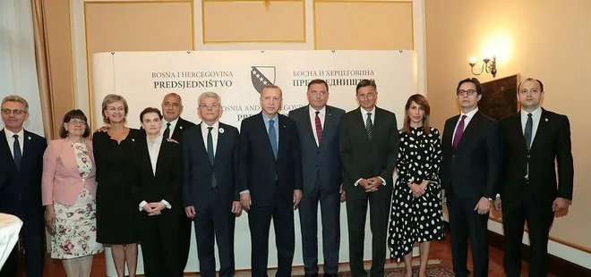 Başkan Erdoğan, Güneydoğu Avrupa İşbirliği Süreci Zirve Toplantısı akşam yemeğine katıldı