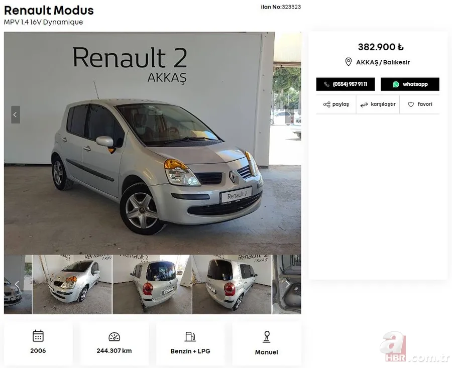 Uyguna İkinci el araç satışı yapıyor! Fiyatlar 230 bin TL’den başlıyor! Fiat, Volkswagen, Hyundai, Peugeot, Renault, Ford, Citroen mollerinin fiyatı ne kadar? 19