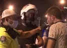 Polis memuruna çarparak kaçtı!