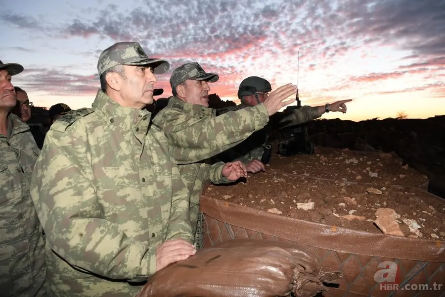 Genelkurmay Başkanı Orgeneral Akar sınır birliklerini denetledi 7