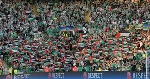 Celtic taraftarı Filistin’e destekten vazgeçmiyor!