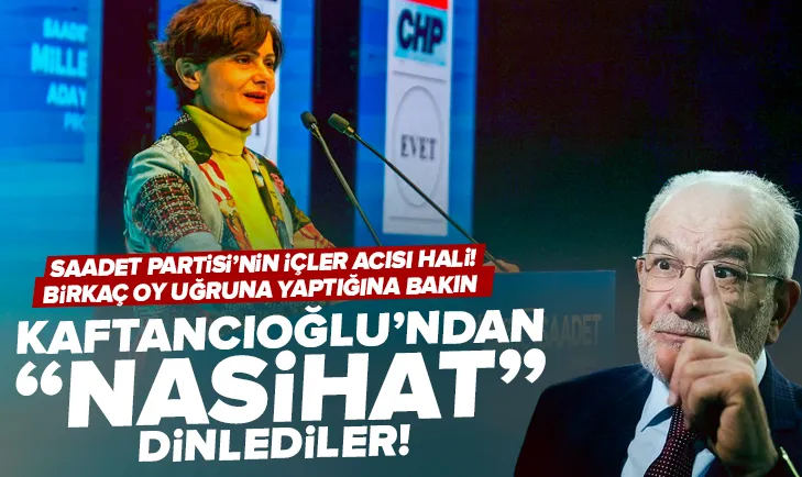 Saadet Partisinin içler acısı hali!