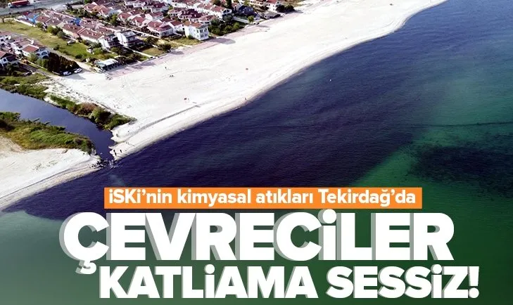 İSKİ’nin kimyasal atıkları Tekirdağ’da! Çevreciler Kınıklı deresindeki katliama sessiz kaldı