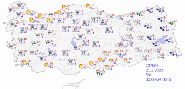1676818947020.png Sağanak yağış ve kar geliyor! Meteoroloji'den çok sayıda ile yeni uyarı! İstanbul Ankara İzmir hava durumu... - 6