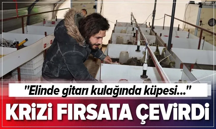 Hatay’da üniversite öğrencisi pandemiyi fırsata çevirdi ve kaz çiftliği kurdu