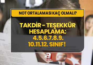 TAKDİR -TEŞEKKÜR BELGESİ HESAPLAMA! Kaç puanla belge alınır? 7.8.9.10.11.12. sınıf karne not ortalaması kaç olmalı?