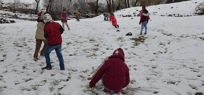 Gümüşhane'de eğitime kar tatili