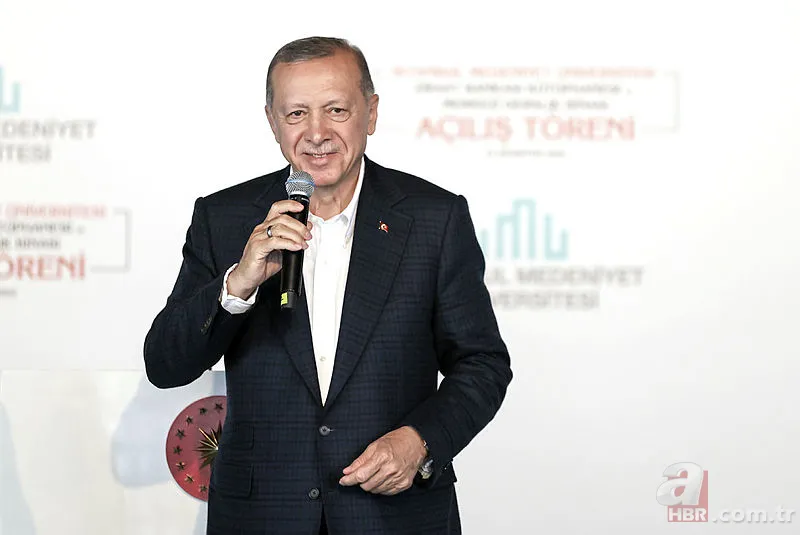 Başkan Erdoğan'dan Çorum'da toplu açılış töreni! Dikkat çeken pankart: 6’lı masa menüsü 1