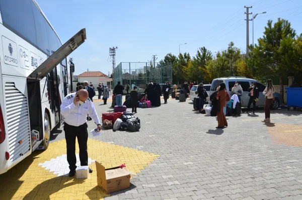 Son dakika | Karaman'da ekipler harekete geçti! 48 yolcu karantinada - 2
