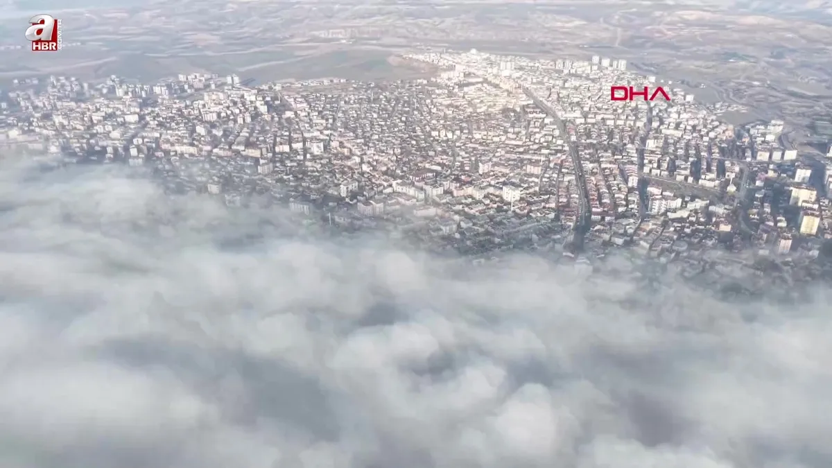 Sivas’ta yoğun sis etkili oldu