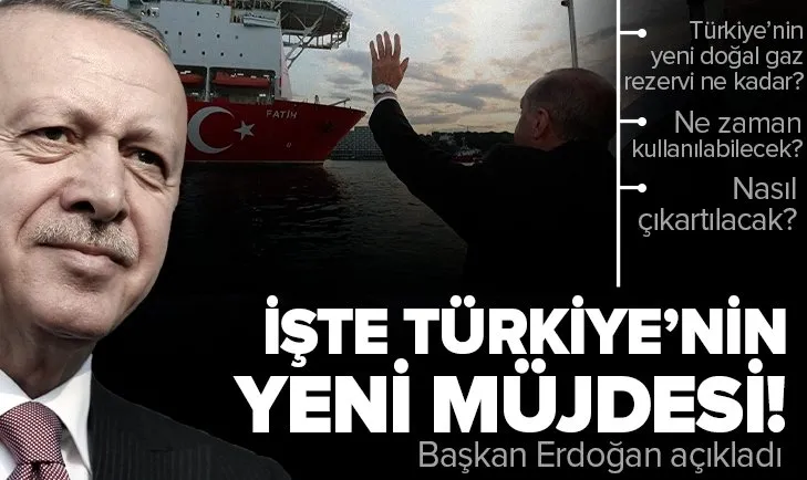 Son dakika: Başkan Recep Tayyip Erdoğan müjdeyi açıkladı! Türkiye'nin keşfettiği doğal gaz ne zaman kullanılabilecek? Türkiye'nin kaç metreküp doğal gazı var?