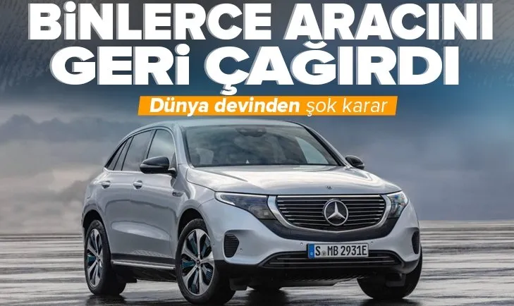 Otomotiv devinde büyük skandal! Binlerce aracını geri çağırdı