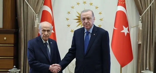 Terörsüz Türkiye zirvesi! Başkan Erdoğan Bahçeli’yi kabul etti