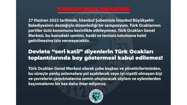 Türk Ocakları İstanbul Şubesi’nde Canan Kaftancıoğlu krizi! "Devlete seril katil diyenler boy gösteremez - 4