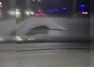 Otomobilde şoke eden görüntü