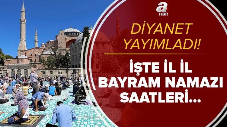 diyanet son dakika bayram namazi