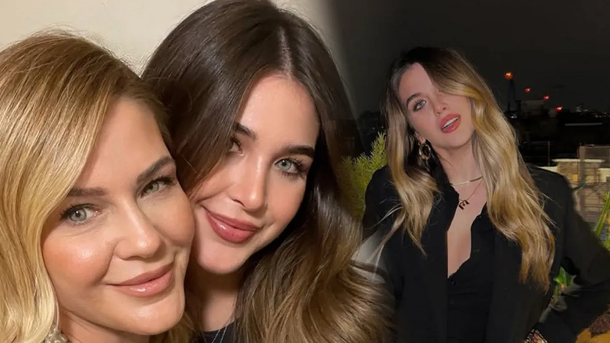 Emine Ün'ün kendisine benzeyen kızı Duru Kınay sevgilisiyle pozlar verdi