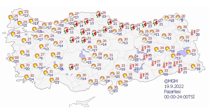 Son dakika! Meteoroloji'den sağanak yağış uyarısı! Tüm Türkiye'ye yayılacak... - 3