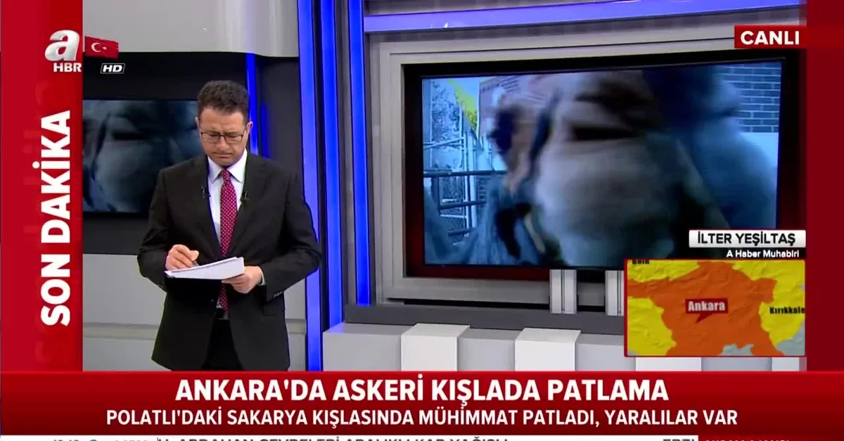 Kışlada mühimmat patladığı, yaralılar var