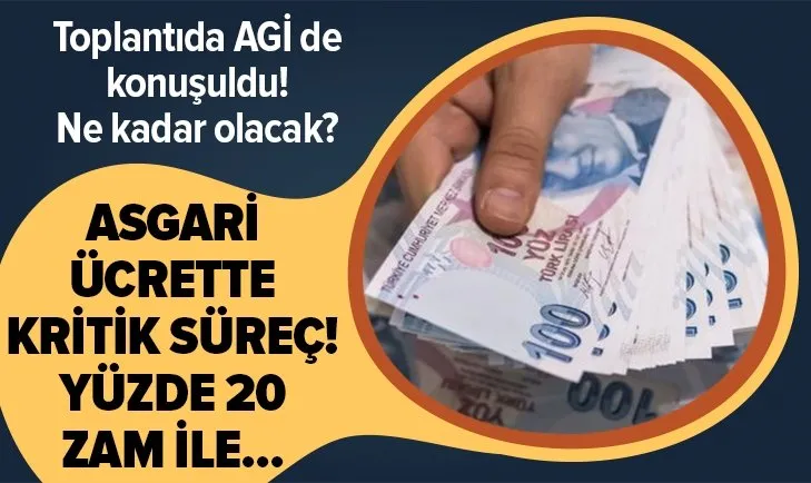 Asgari ücret ne kadar olacak? Ocak zammı ile asgari ücrete yüzde 20 zam mı gelecek?