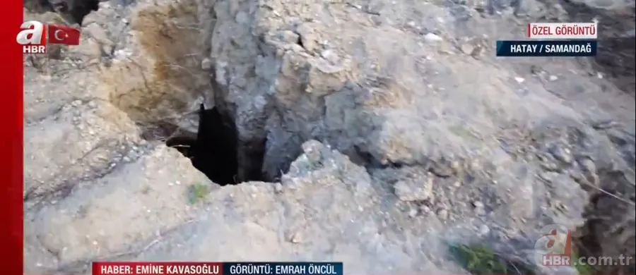 Samandağ'da deprem sonrası dev yarıklar oluştu! İşte A Haber’in özel görüntüleri 6