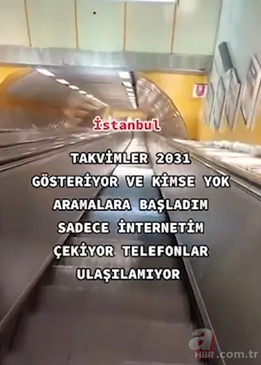 Türkiye'nin ilk zaman yolcusu! 'Tarihler 2031’i gösteriyor' dedi İstanbul'un boş sokaklarını sosyal medyadan paylaştı 5