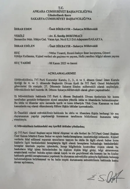 Ümit Dikbayır İYİ Parti’den ihraç edildi