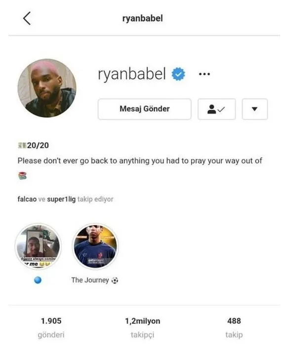 Ryan Babel sosyal medya hesabından Galatasaray'ı sildi - 1