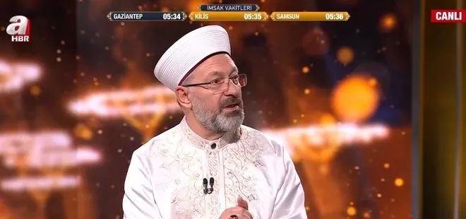 Fetva verilirken nelere dikkat ediliyor? Ali Erbaş A Haber’de yanıtladı