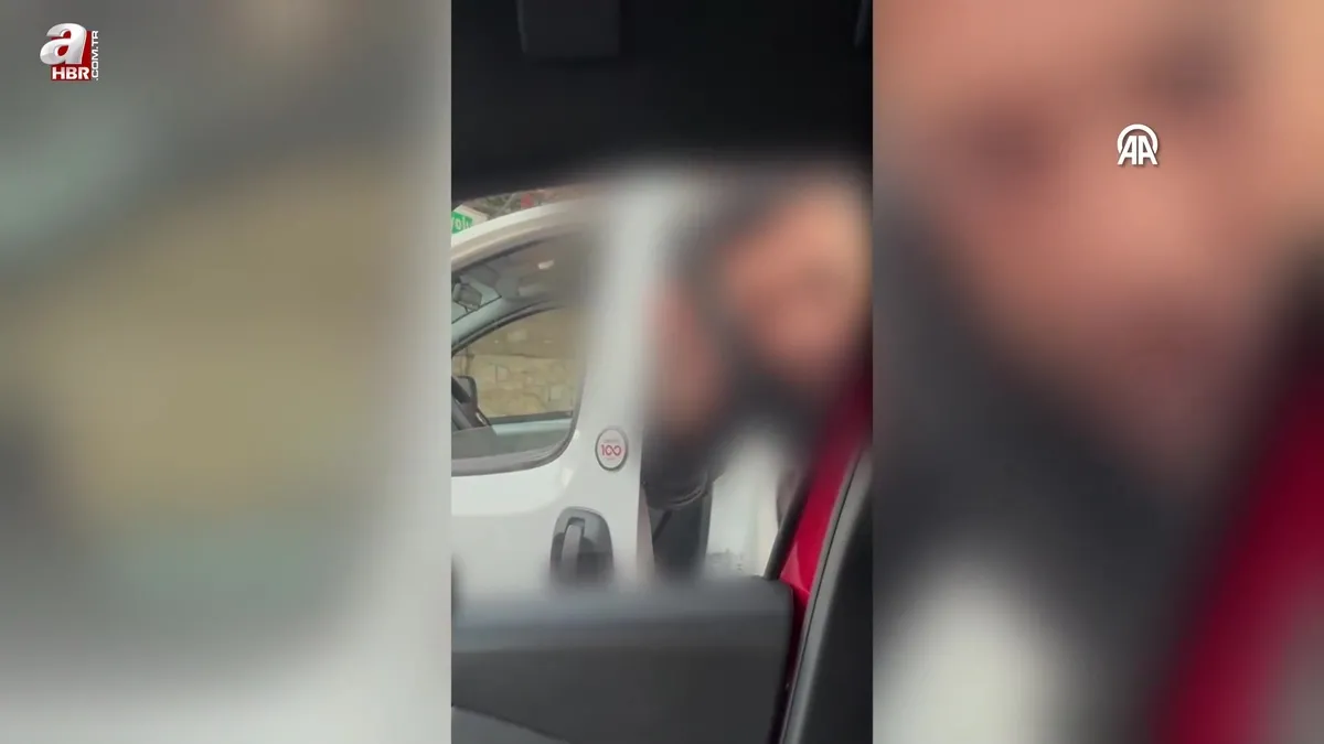 Ataşehir'de tartıştığı kadın sürücünün aracına zarar veren şüpheli gözaltına alındı