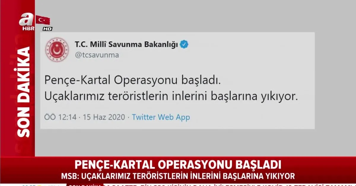 Pençe-Kartal Operasyonu başladı | VİDEO
