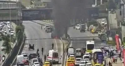 Son dakika: İstanbul'da korku dolu anlar! Birden alev aldı