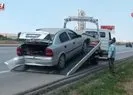 Ankara’da otomobil kontrolden çıktı