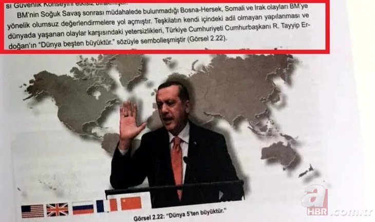 Başkan Erdoğan’ın, ’Dünya 5’ten büyüktür’ sözü tarih kitabında