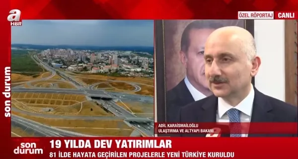 Son dakika: Ulaştırma ve Altyapı Bakanı Karaismailoğlu’ndan Kanal İstanbul açıklaması