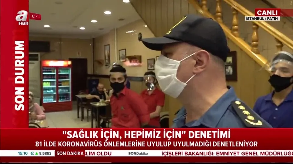 İstanbul’da Covid-19 denetimleri yapıldı