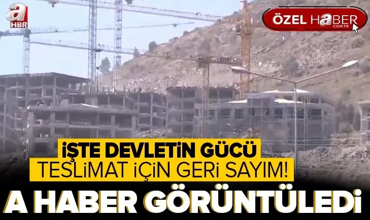 İzmir’de deprem konutları hızla yükseliyor! Evler ne zaman bitecek?