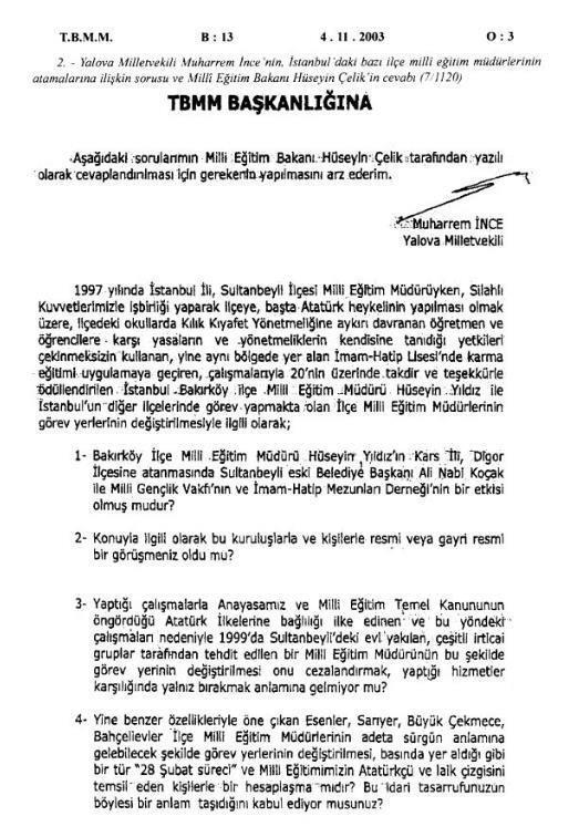 Muharrem İnce başörtüsü yasakçılarının başını çekmiş! - 2