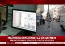 Son dakika: İstanbulda hissedilen son depremin büyüklüğü ve merkez üssü belli oldu