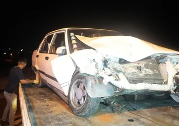 Kırıkkale'de gece yarısı feci kaza! Otomobil ile üç tekerlekli motosiklet çarpıştı: 6 yaralı
