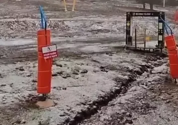 Uludağ'a mayıs ayında kar yağdı