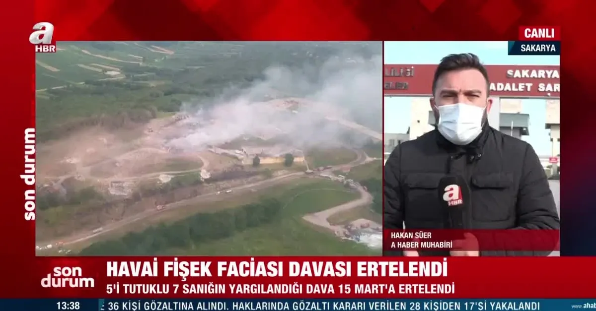 Havai fişek davası ertelendi
