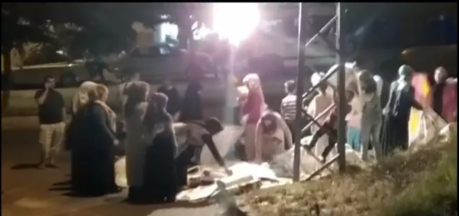 Ucuz paspas koronavirüsü unutturdu! Alışveriş yapmak isteyen mahalleli birbiriyle yarıştı