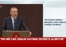 Emeklilere müjde Başkan Erdoğan canlı yayında duyurdu!